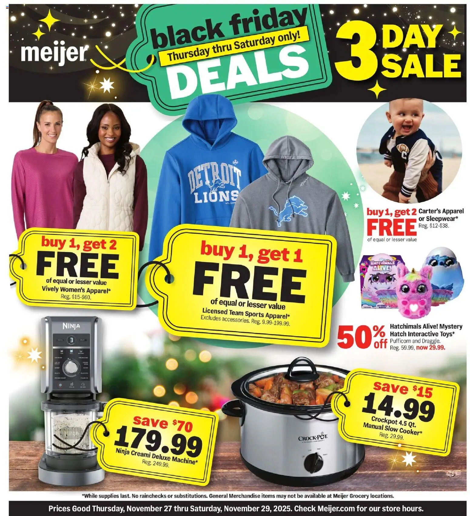Meijer Black Friday Deals - page 1- valid from 11/27/2025