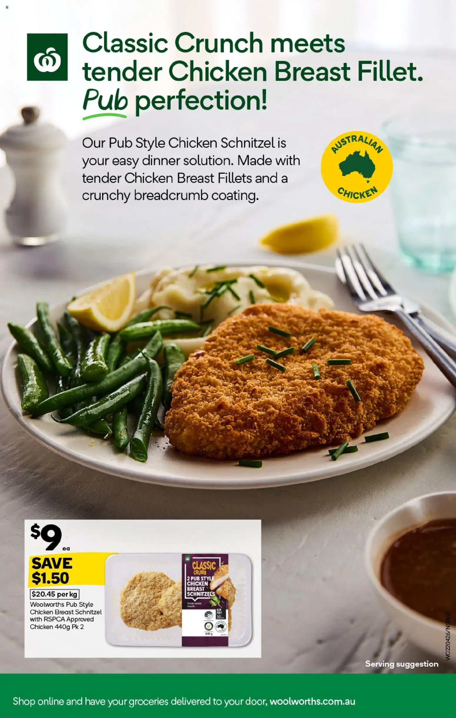 Woolworths catalogue  - page 21- valid from 22/04/2026