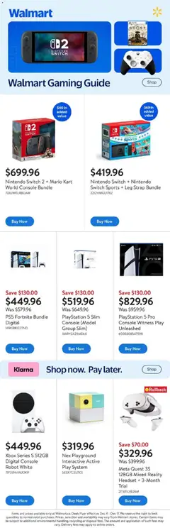 Preview Walmart - Extended Aisle valid from Dec 4, 2025