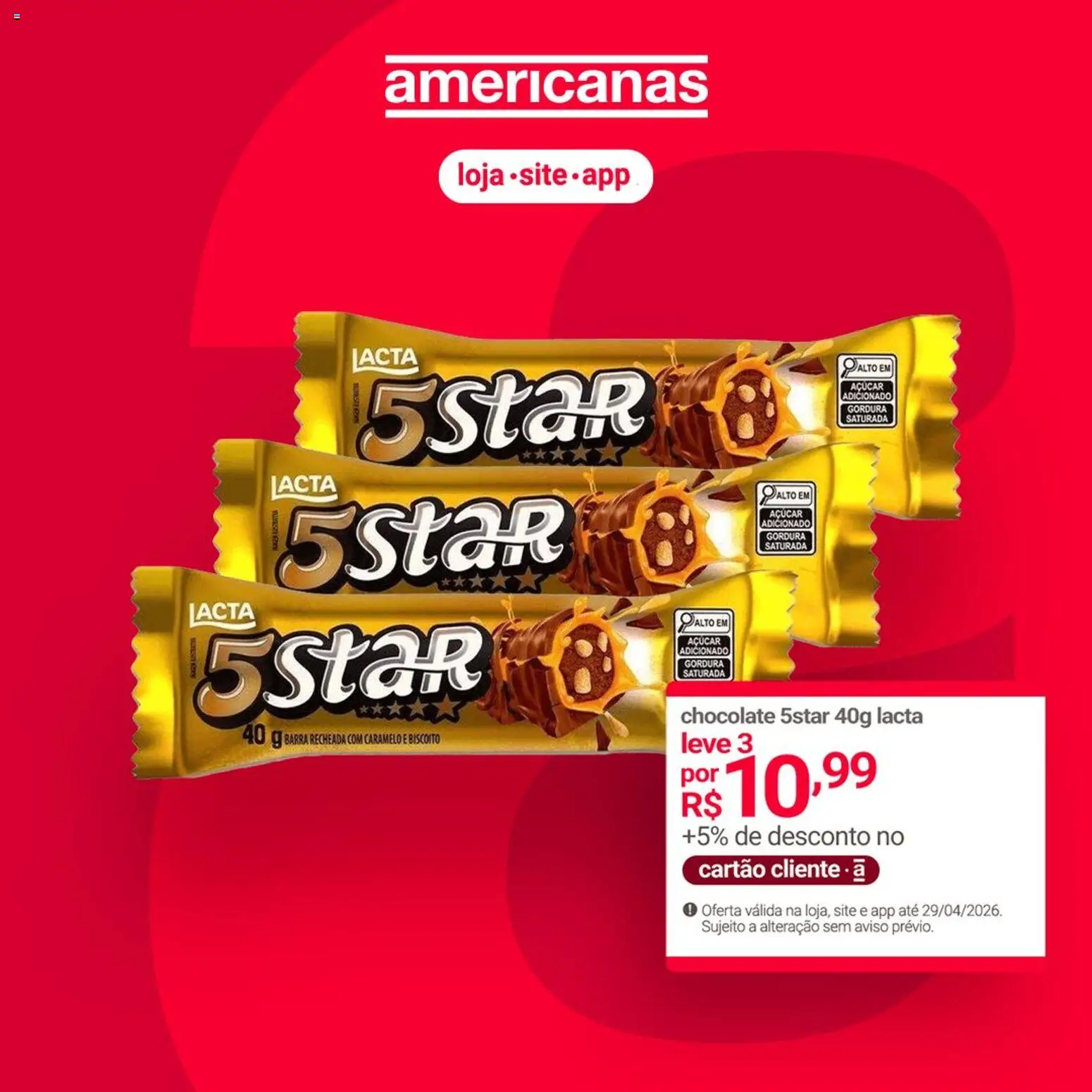 Lojas Americanas - Ofertas atuais - página 1- válido a partir de 07/04/2026
