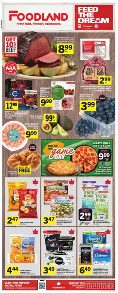 Preview Foodland weekly flyer / circulaire valid from Feb 5, 2026