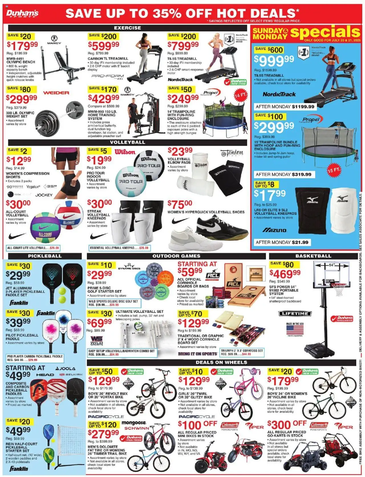 Dunham's Sports Weekly Ad - page 4- valid from 07/19/2025
