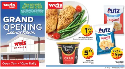 Preview Weis Grand Opening valid from 11/13/2025
