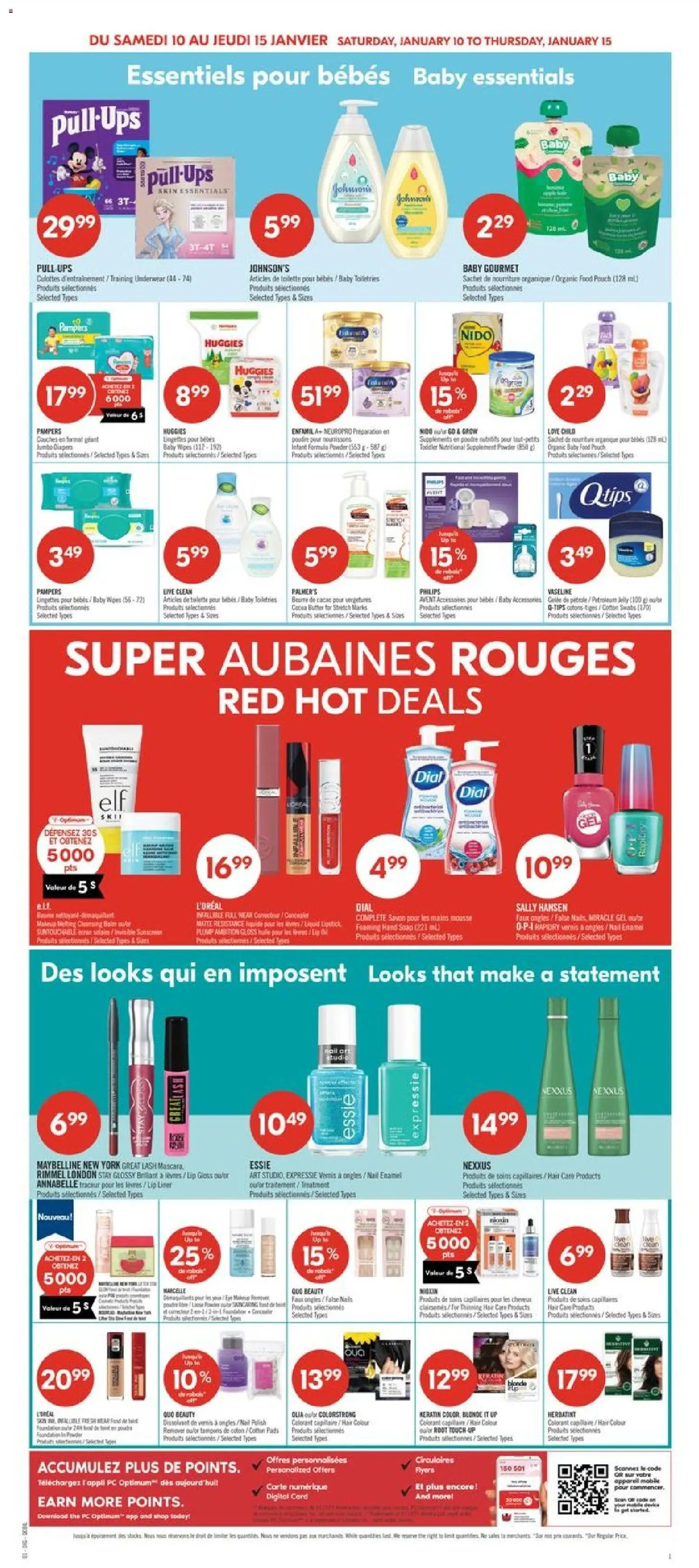 Pharmaprix weekly flyer / circulaire - page 10- valid from Jan 9, 2026