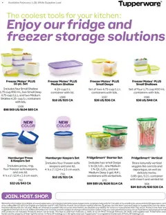 Preview Tupperware weekly flyer valid from Feb 1, 2026