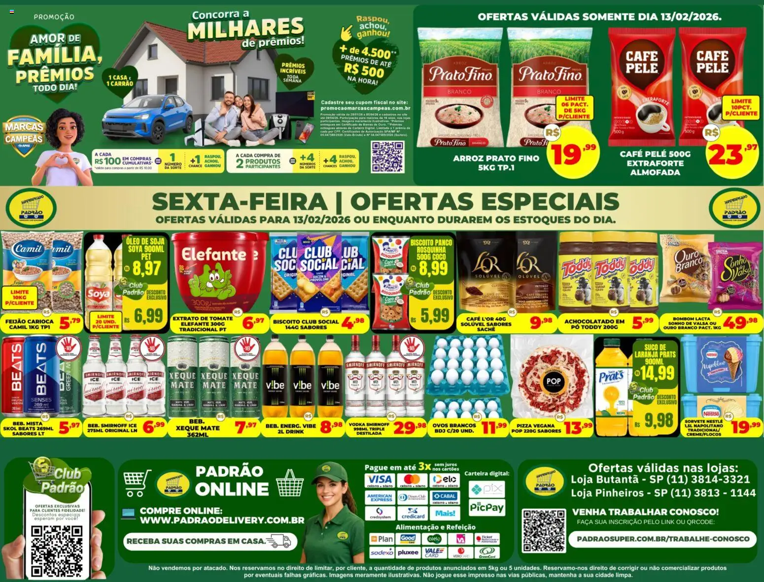 Supermercado Padrão - Ofertas Especiais - página 1- válido a partir de 13/02/2026
