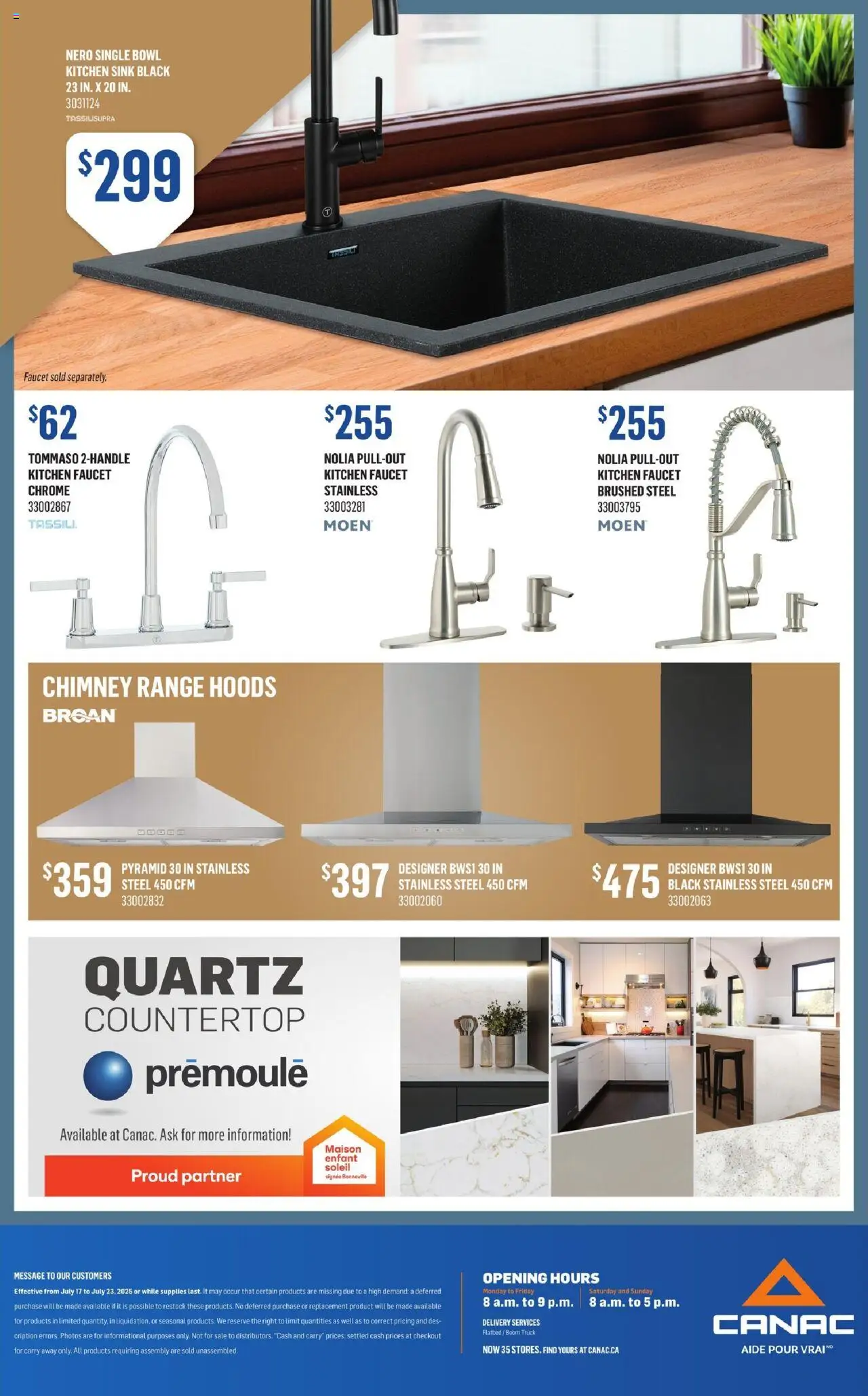 Canac weekly flyer - page 18- valid from Jul 17, 2025