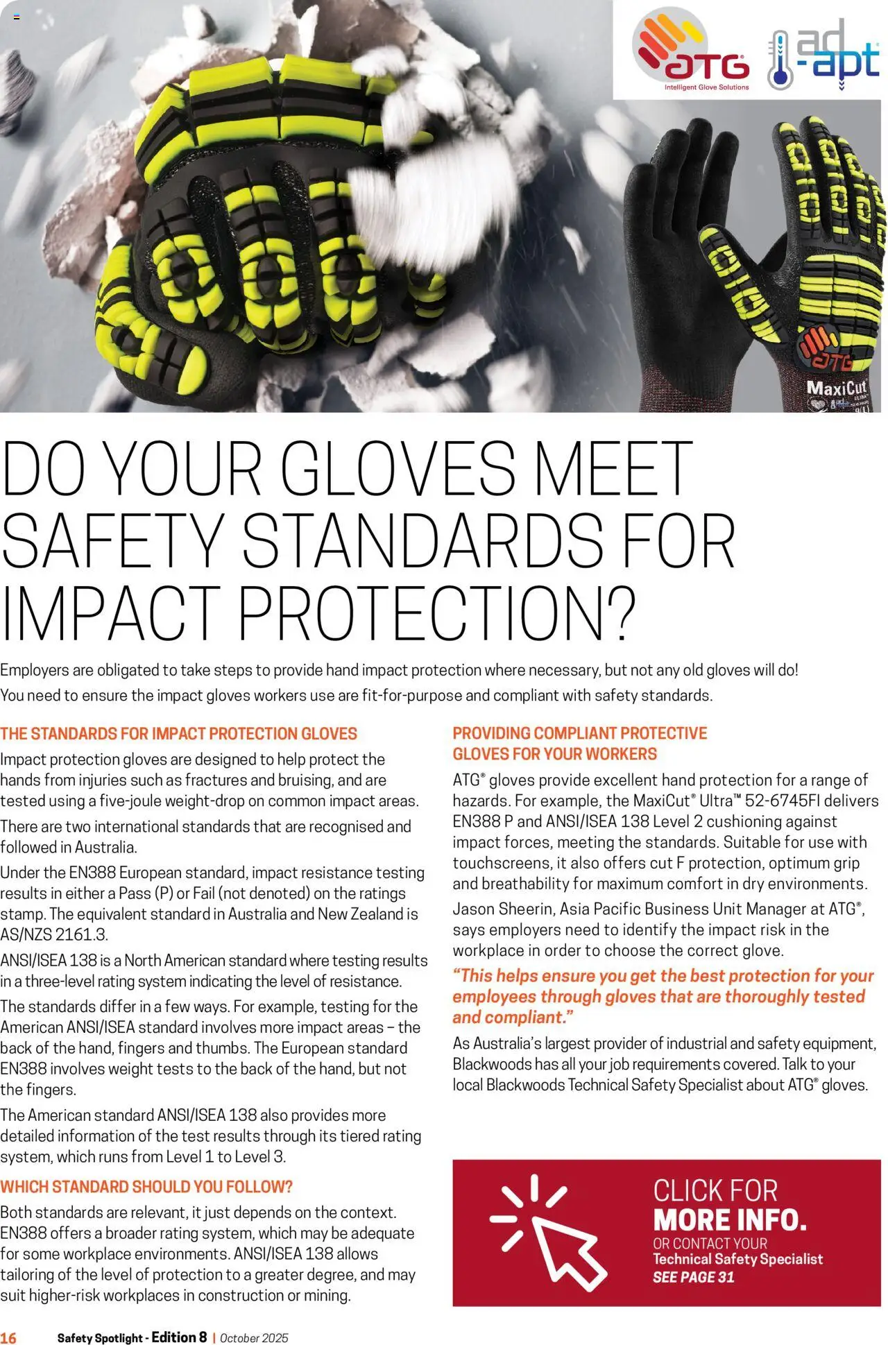 Black Woods Safety Spotlight Magazine - page 16- valid from 07/10/2025