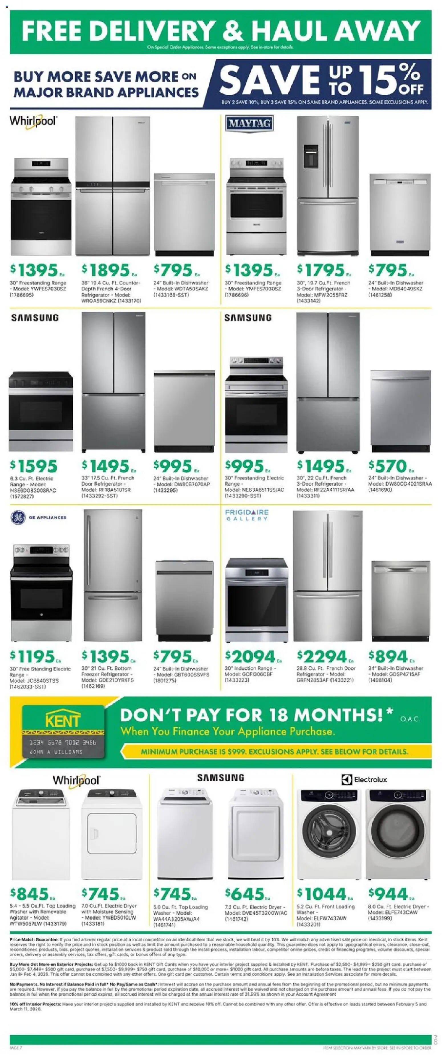 Kent weekly flyer / circulaire - page 7- valid from Mar 5, 2026