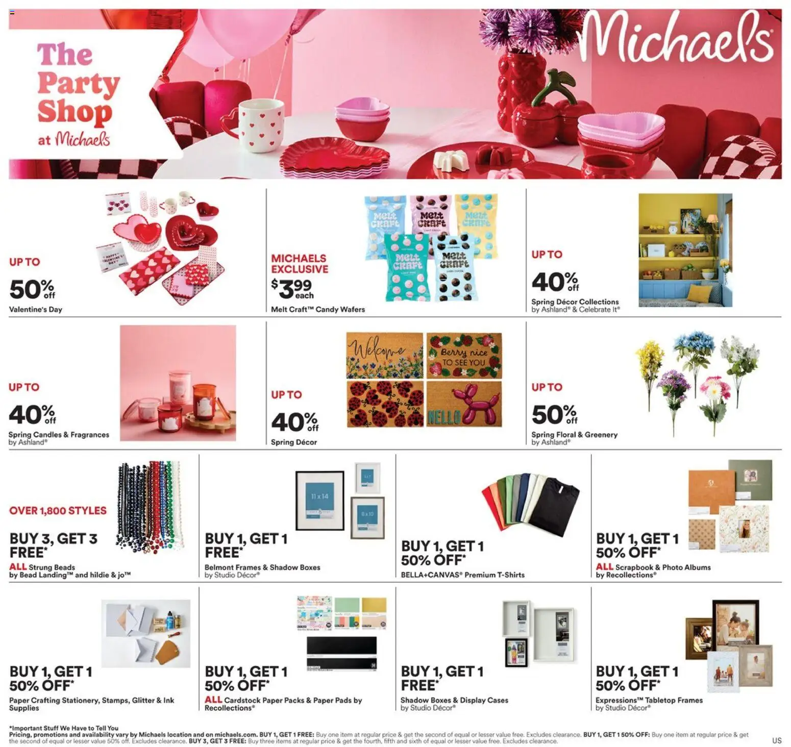 Michaels Weekly Ad - page 1- valid from 02/01/2026