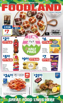 Foodland catalogue preview - valid from 01/04/2026