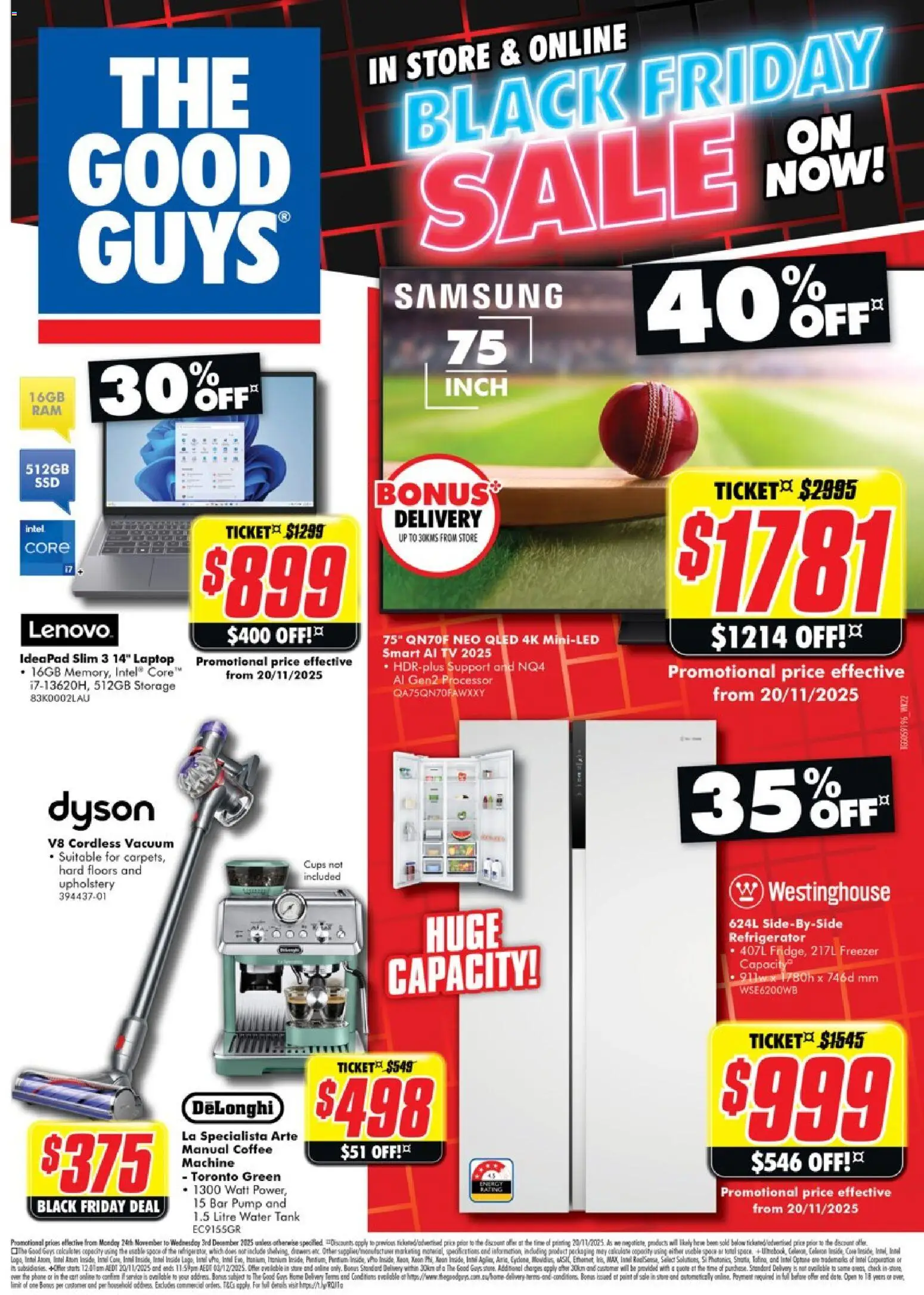 The Good Guys Black Friday Catalogue - page 1- valid from 23/11/2025