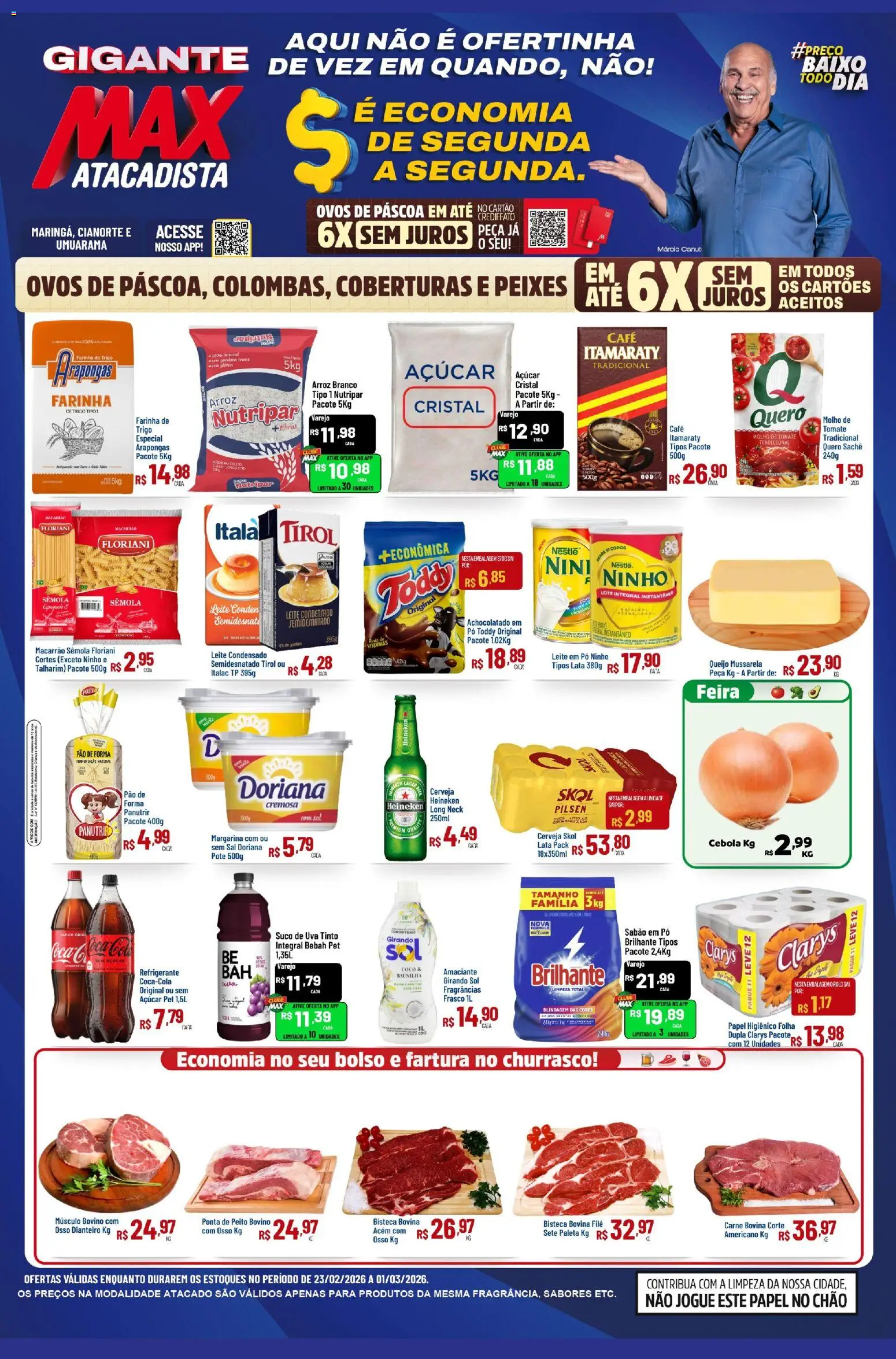 Max Atacadista - Ofertas da semana  - página 1- válido a partir de 23/02/2026
