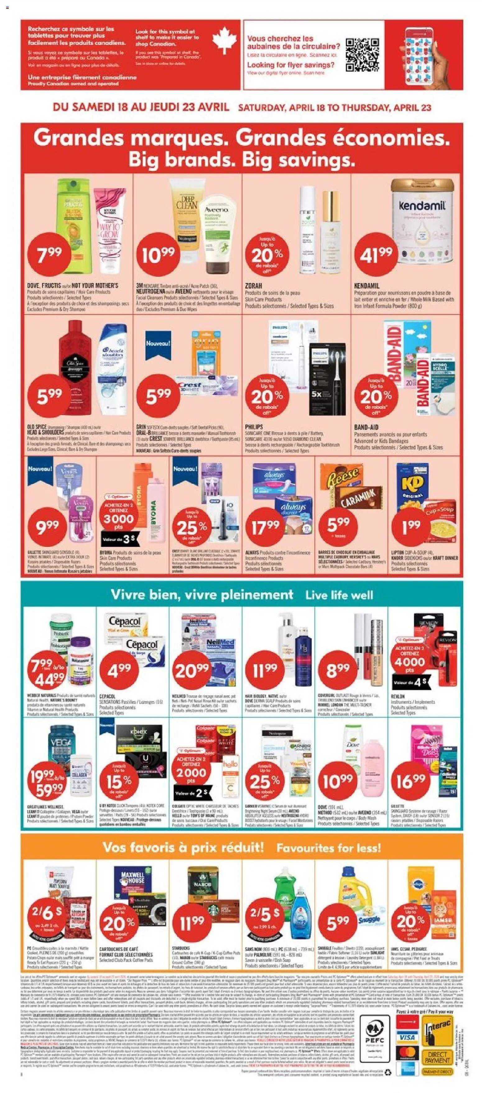 Pharmaprix weekly flyer / circulaire - page 16- valid from Apr 17, 2026