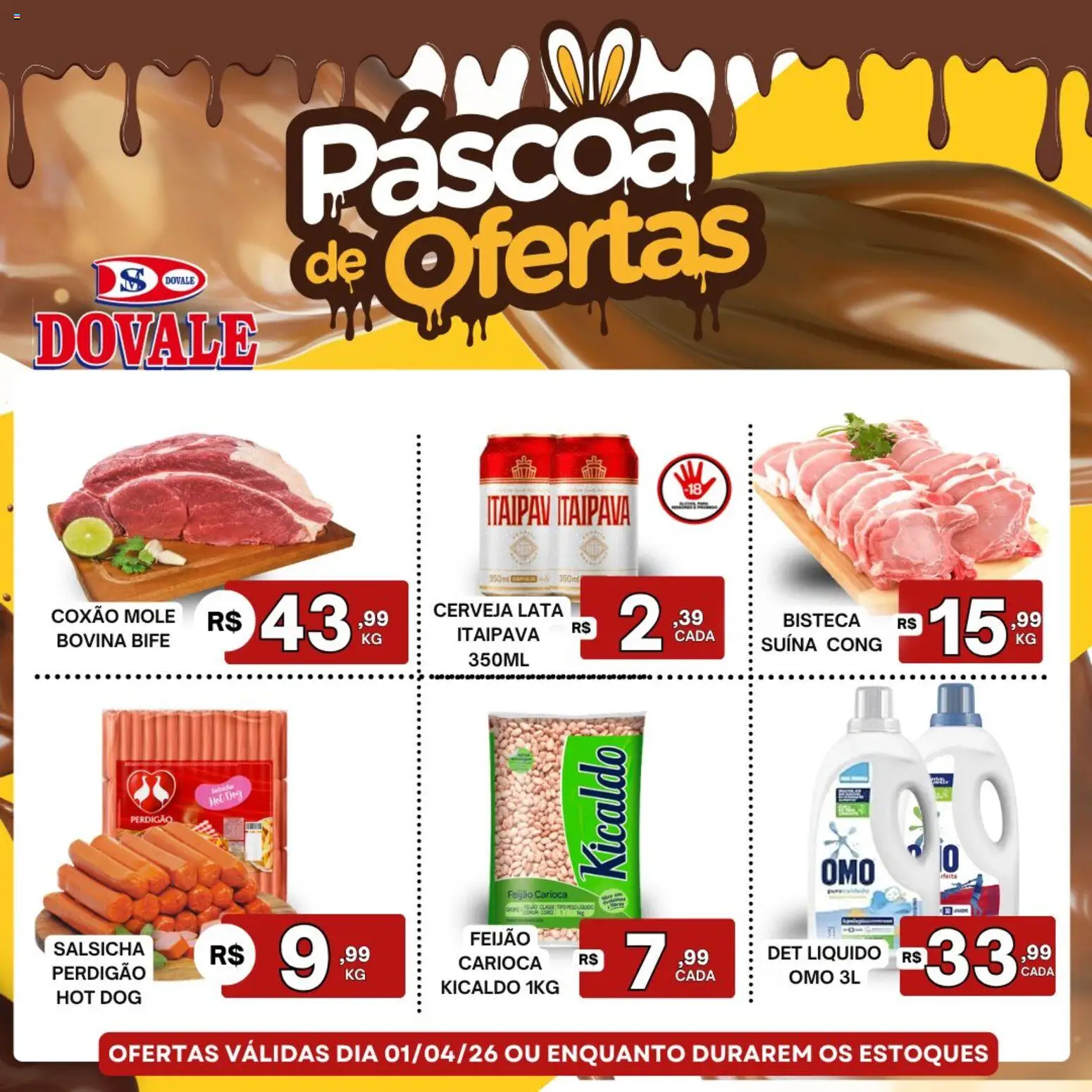 Dovale ofertas Páscoa - página 1- válido a partir de 01/04/2026
