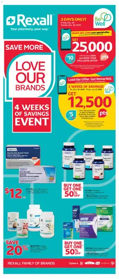 Preview Rexall weekly flyer / circulaire valid from Dec 26, 2025
