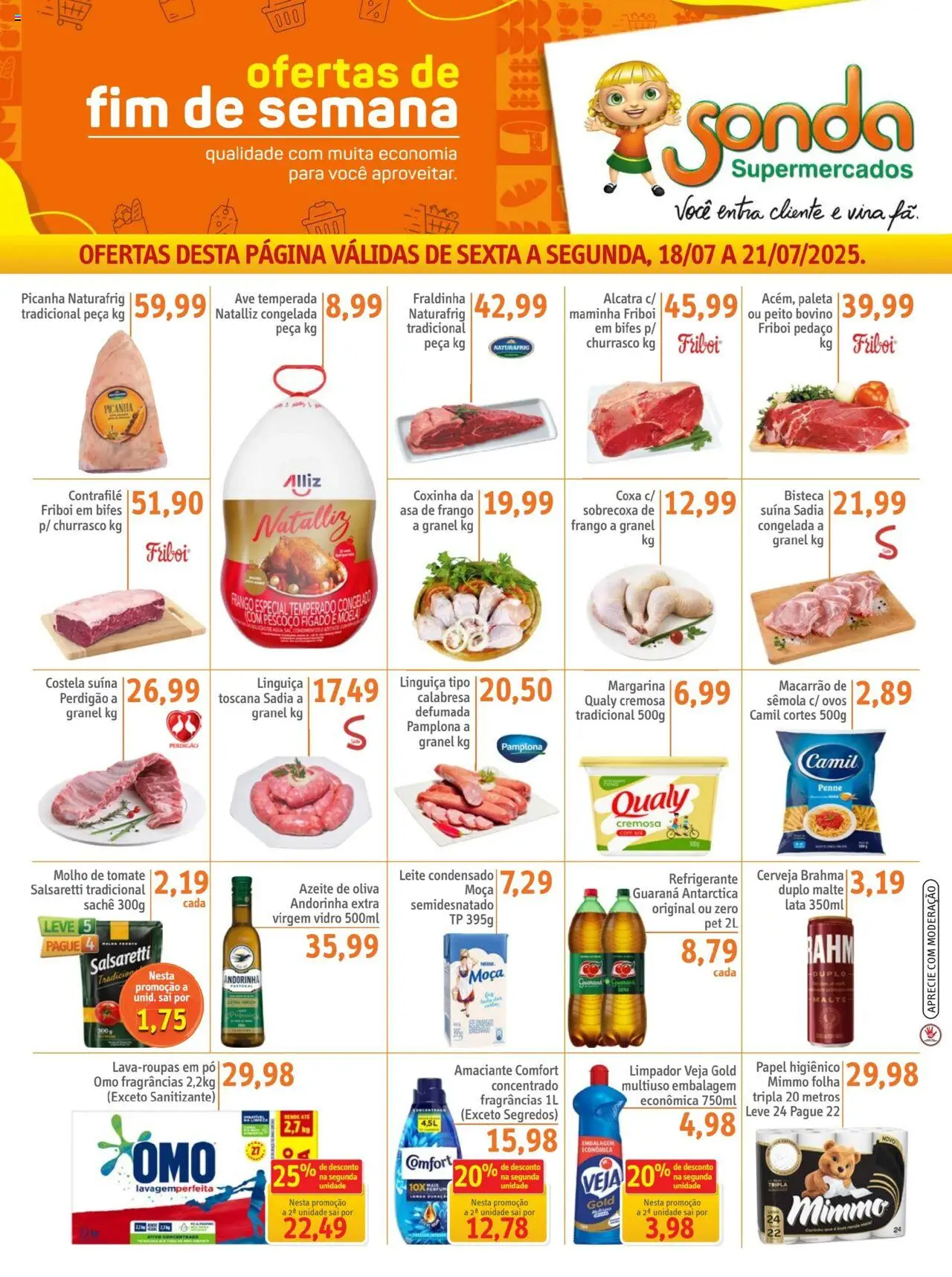 Sonda - Ofertas de fim de semana - página 1- válido a partir de 18/07/2025
