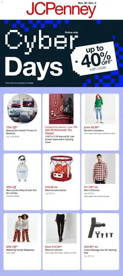 Preview JCPenney Cyber Sale valid from 11/30/2025