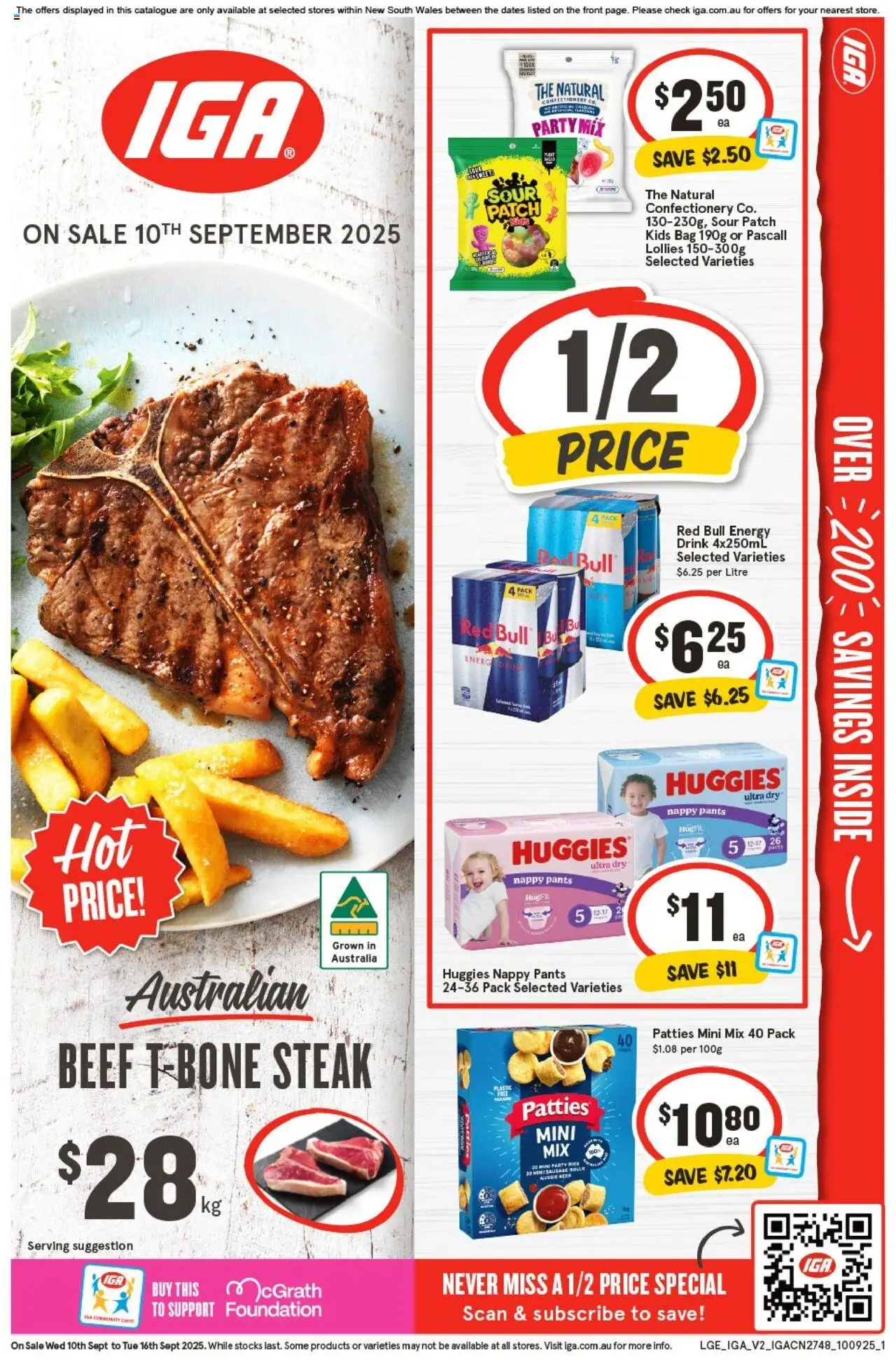 IGA Catalogue NSW - page 1- valid from 10/09/2025