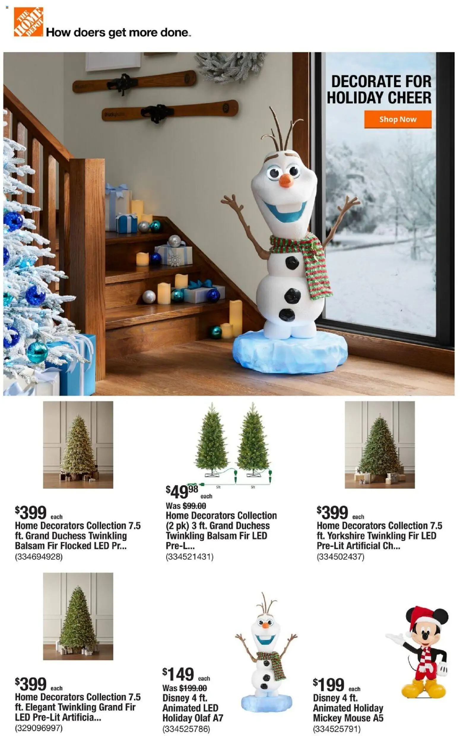 Home Depot Weekly Ad - AZ - page 1- valid from 12/04/2025
