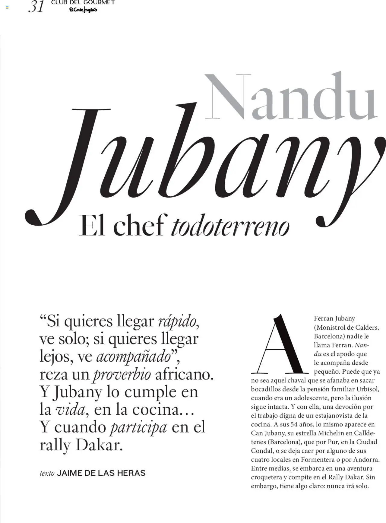 El Corte Inglés Gourmet Magazin - página 31- válido desde 27/06/2025