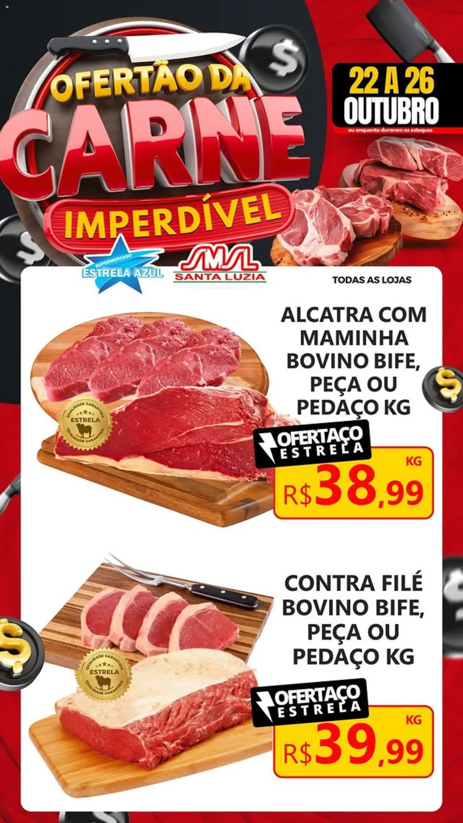 Estrela Azul - Ofertas Carne - página 1- válido a partir de 22/10/2025
