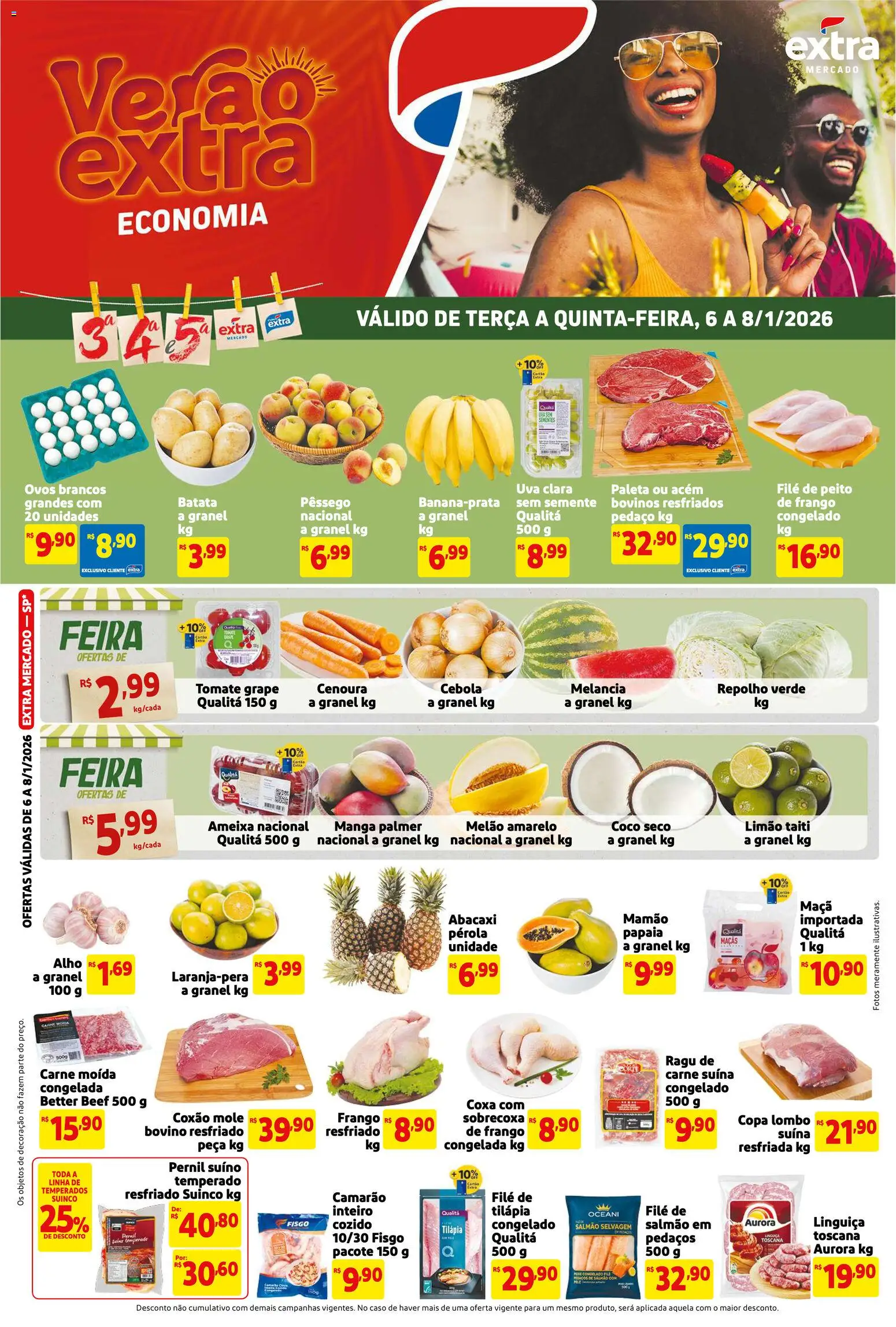 Extra - Ofertas de Mercado Terça e Quinta - página 1- válido a partir de 06/01/2026
