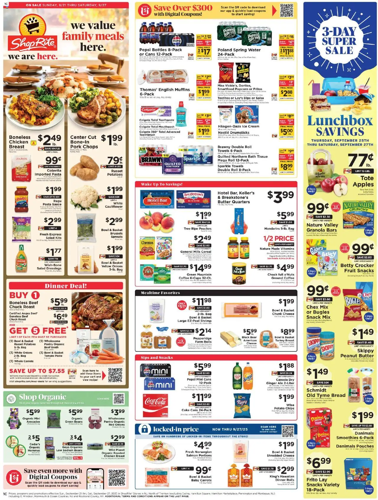 ShopRite Weekly Ad - page 1- valid from 09/18/2025