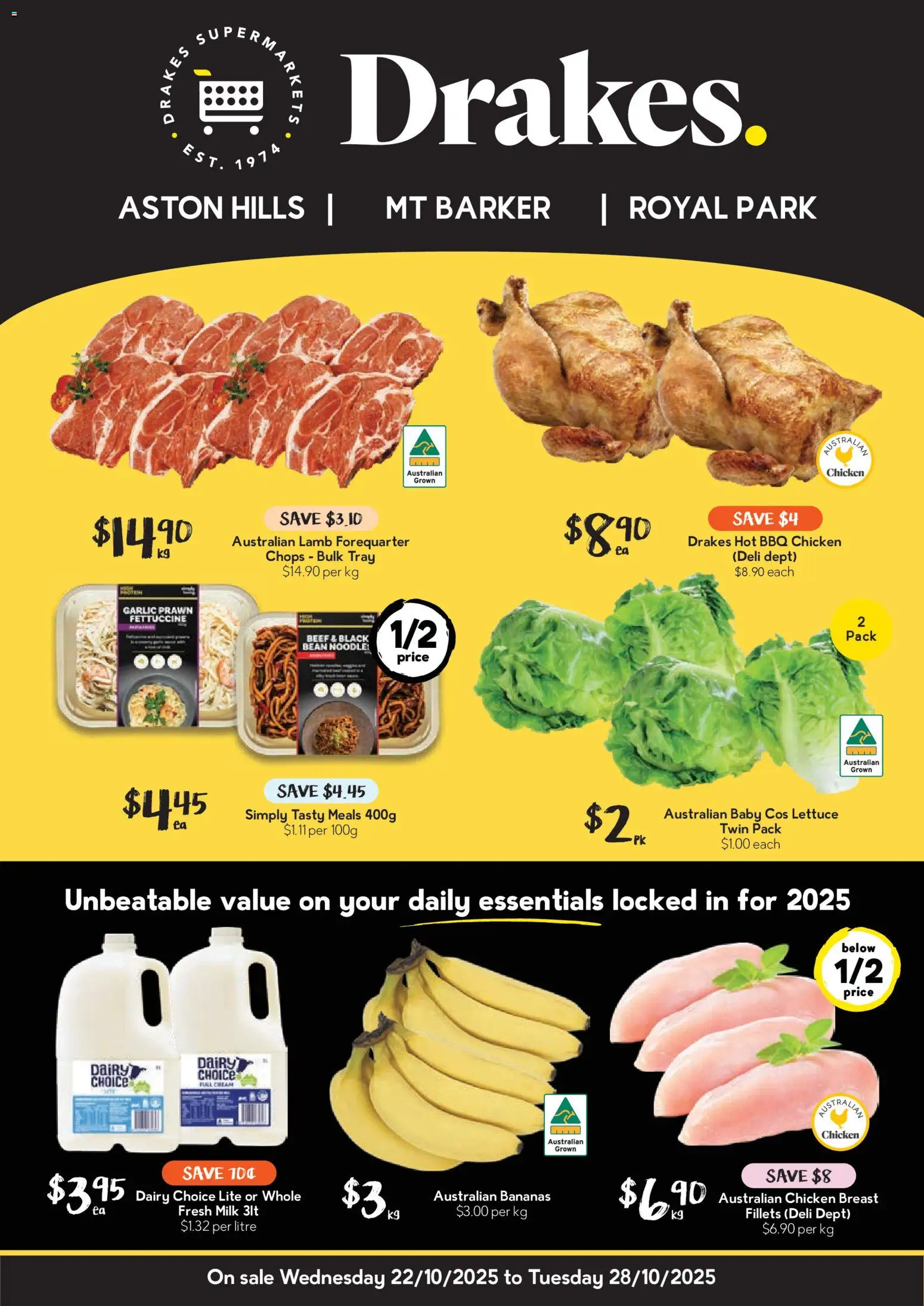 Drakes Aston Hills, Mt Barker & Royal Park SA - page 1- valid from 22/10/2025