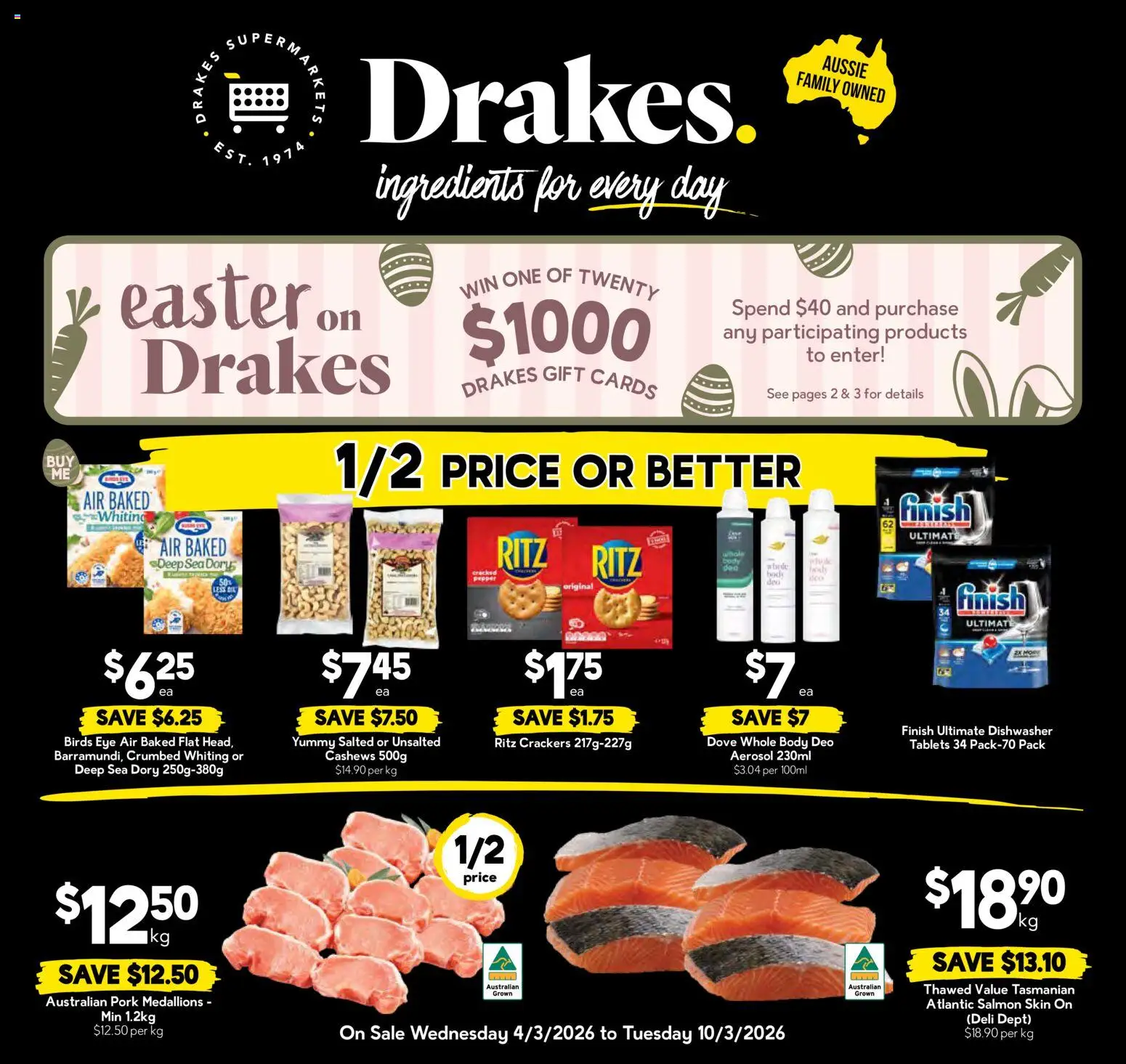 Drakes catalogue  - page 1- valid from 04/03/2026