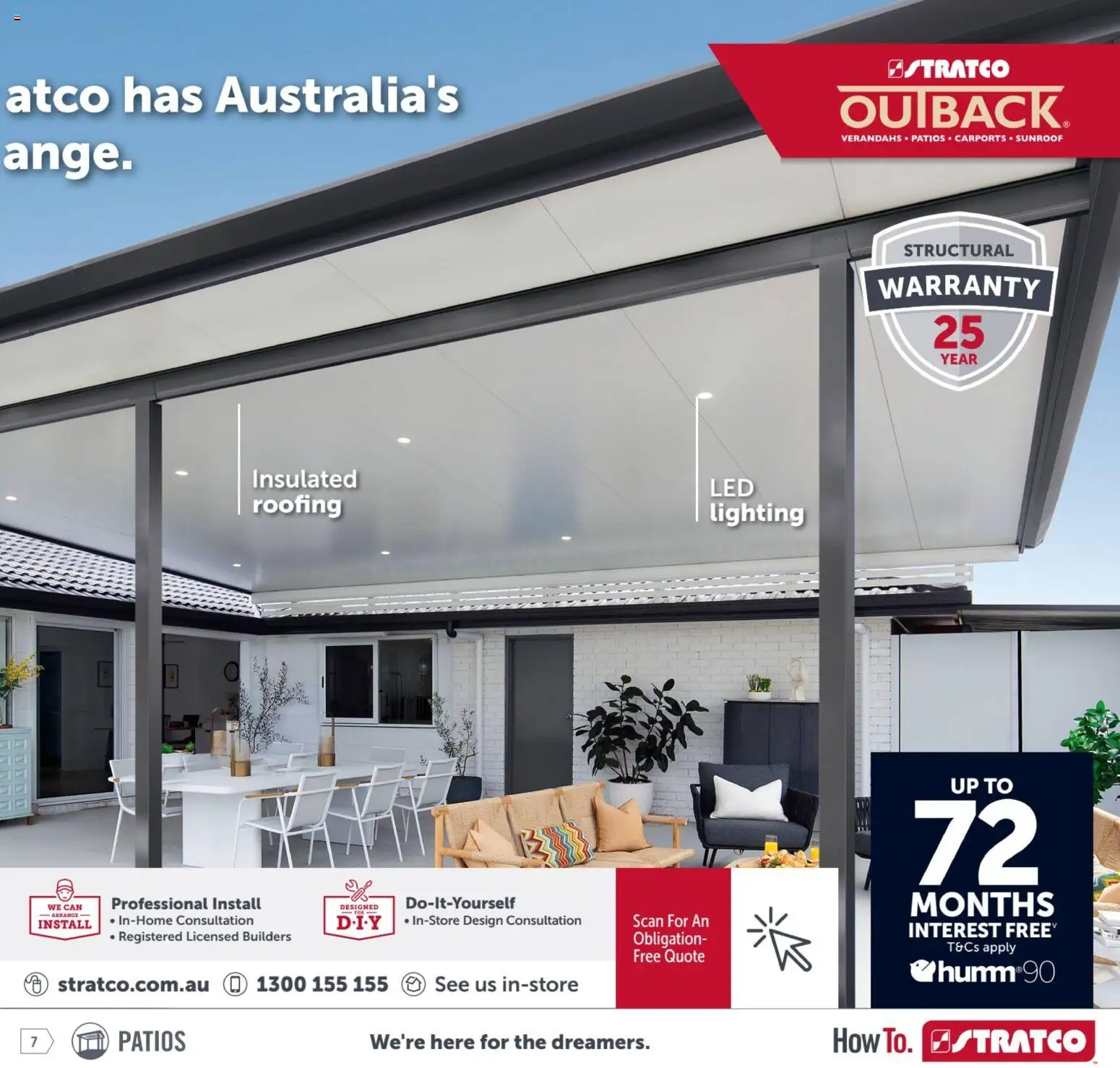 Stratco catalogue  - page 7- valid from 17/04/2026