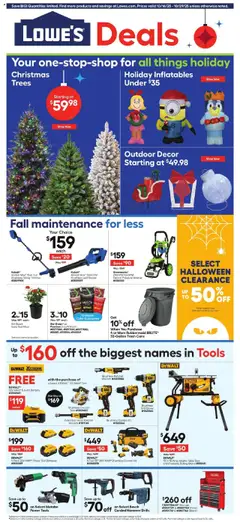 Preview Lowe's Weekly Ad valid from 10/16/2025