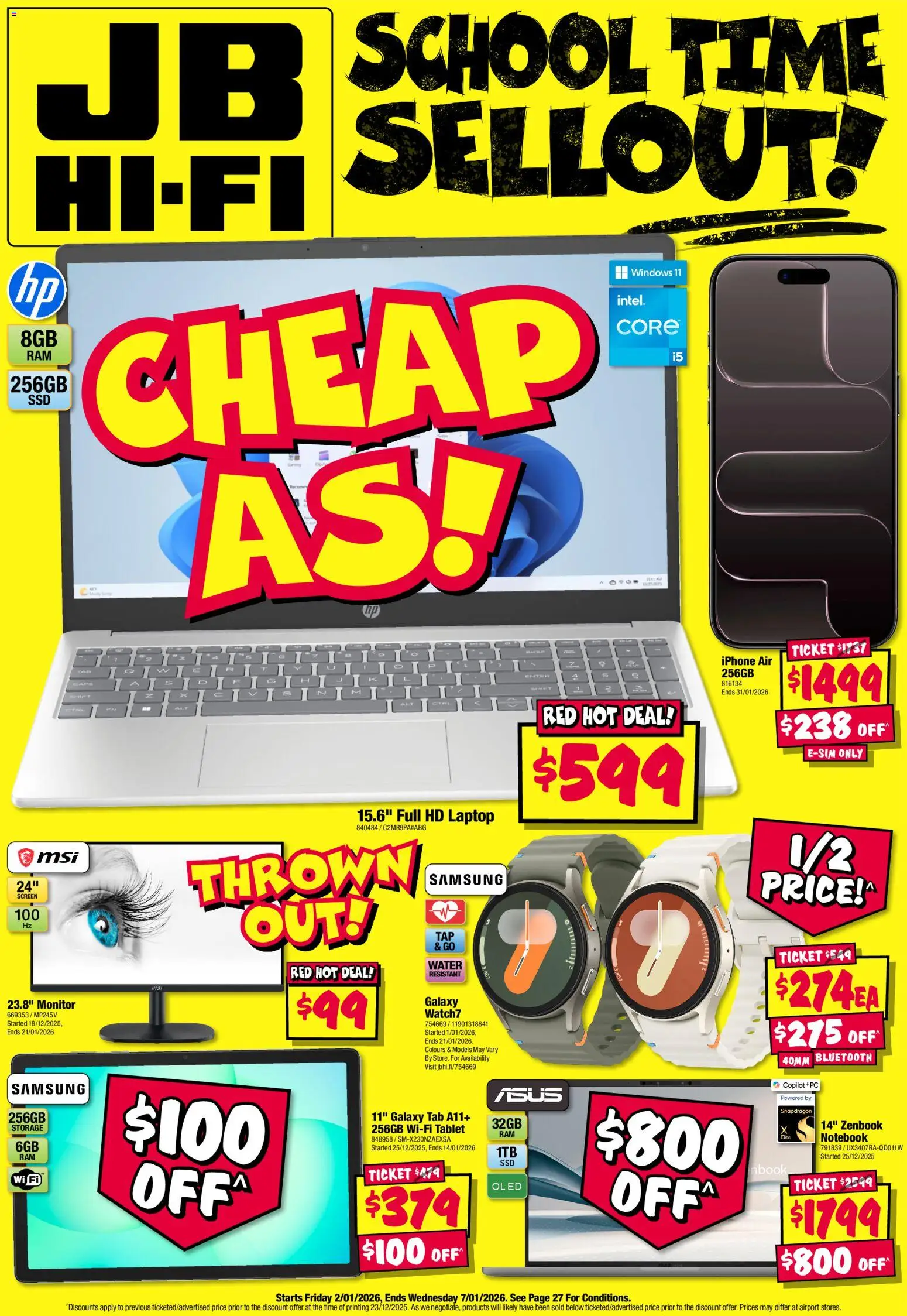 JB Hi-Fi  Catalogue  - page 1- valid from 02/01/2026