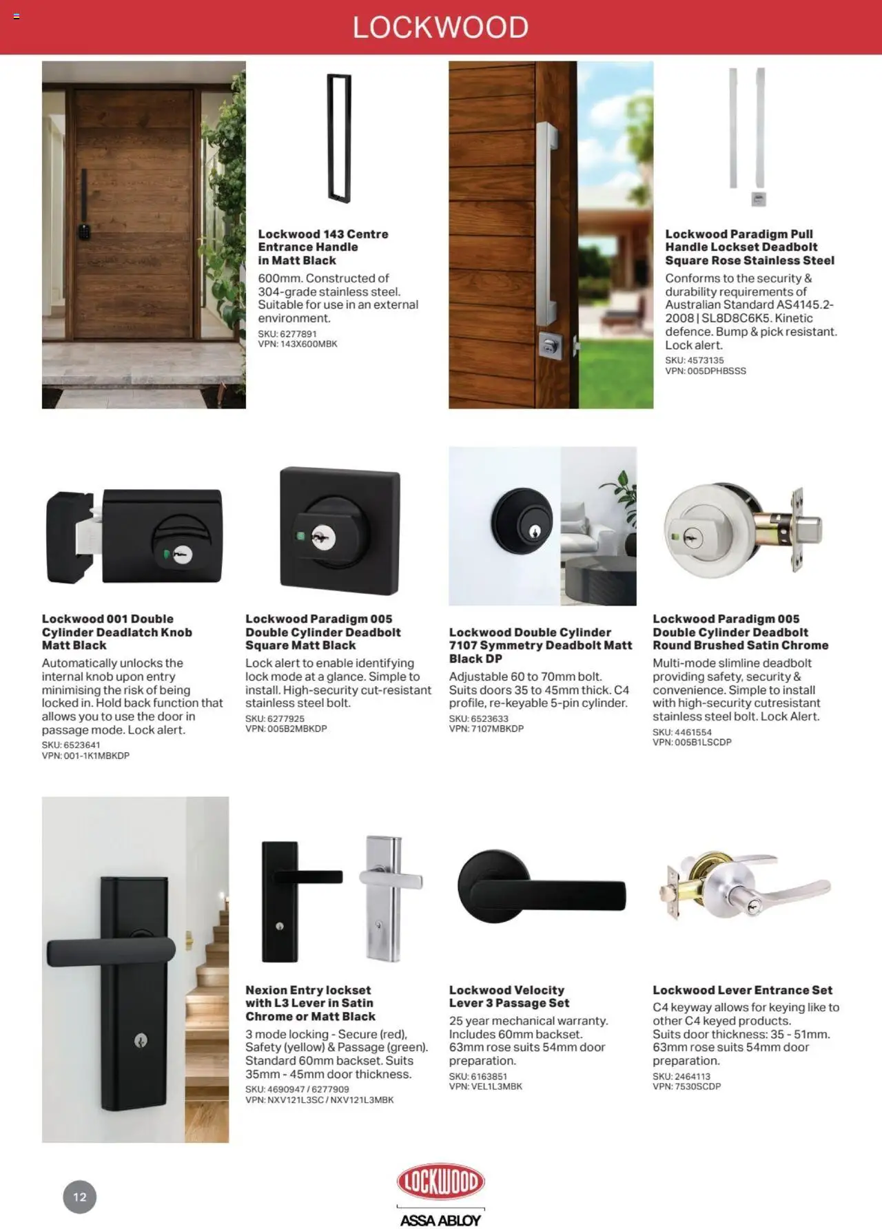 Mitre 10 Door & Door Furniture Selection Guide 2024 - page 12- valid from 06/11/2024