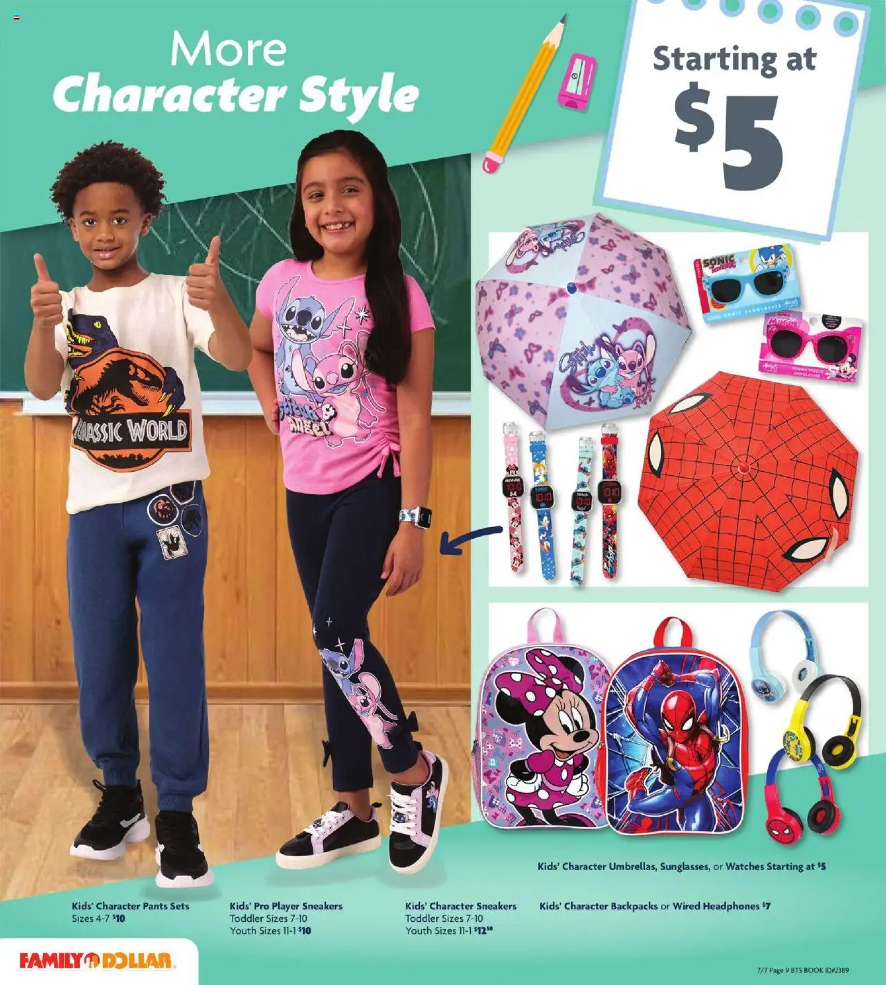 Family Dollar Back to School - page 8- valid from 07/07/2025