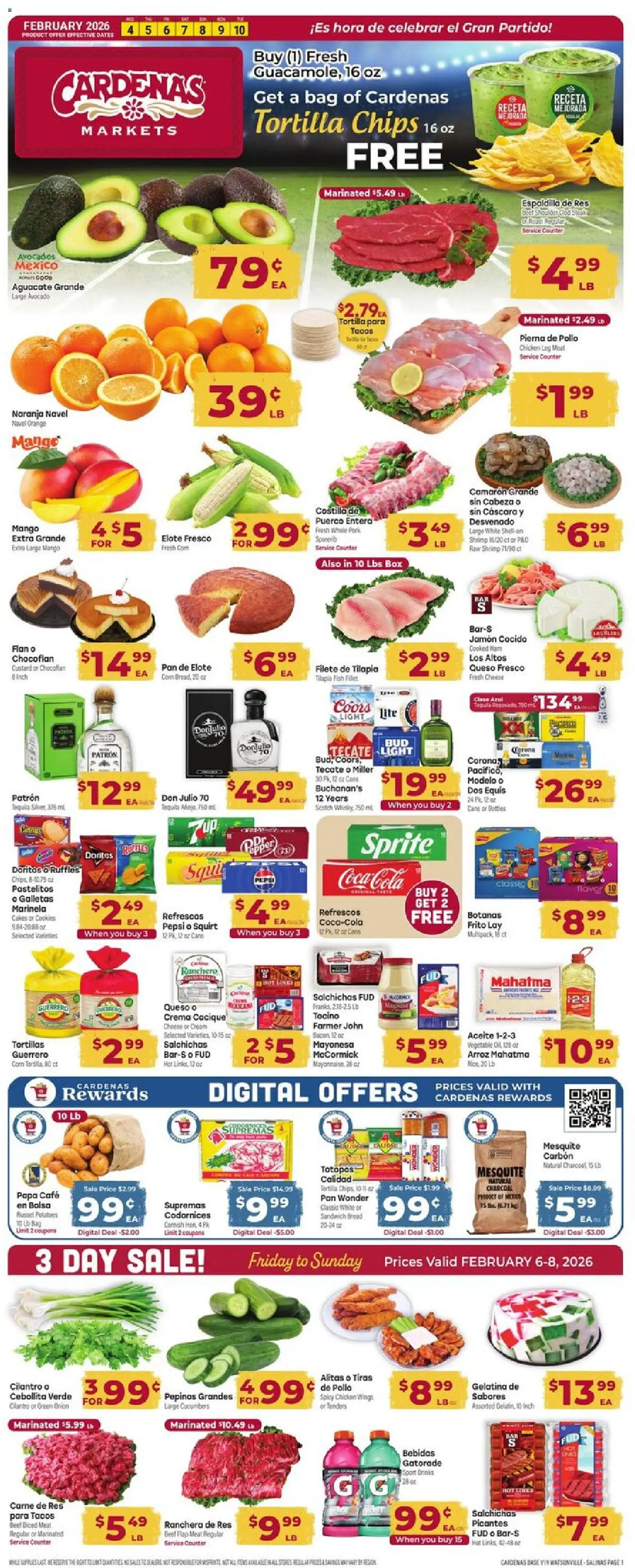 Cardenas Weekly Ad - CA - page 1- valid from 02/04/2026