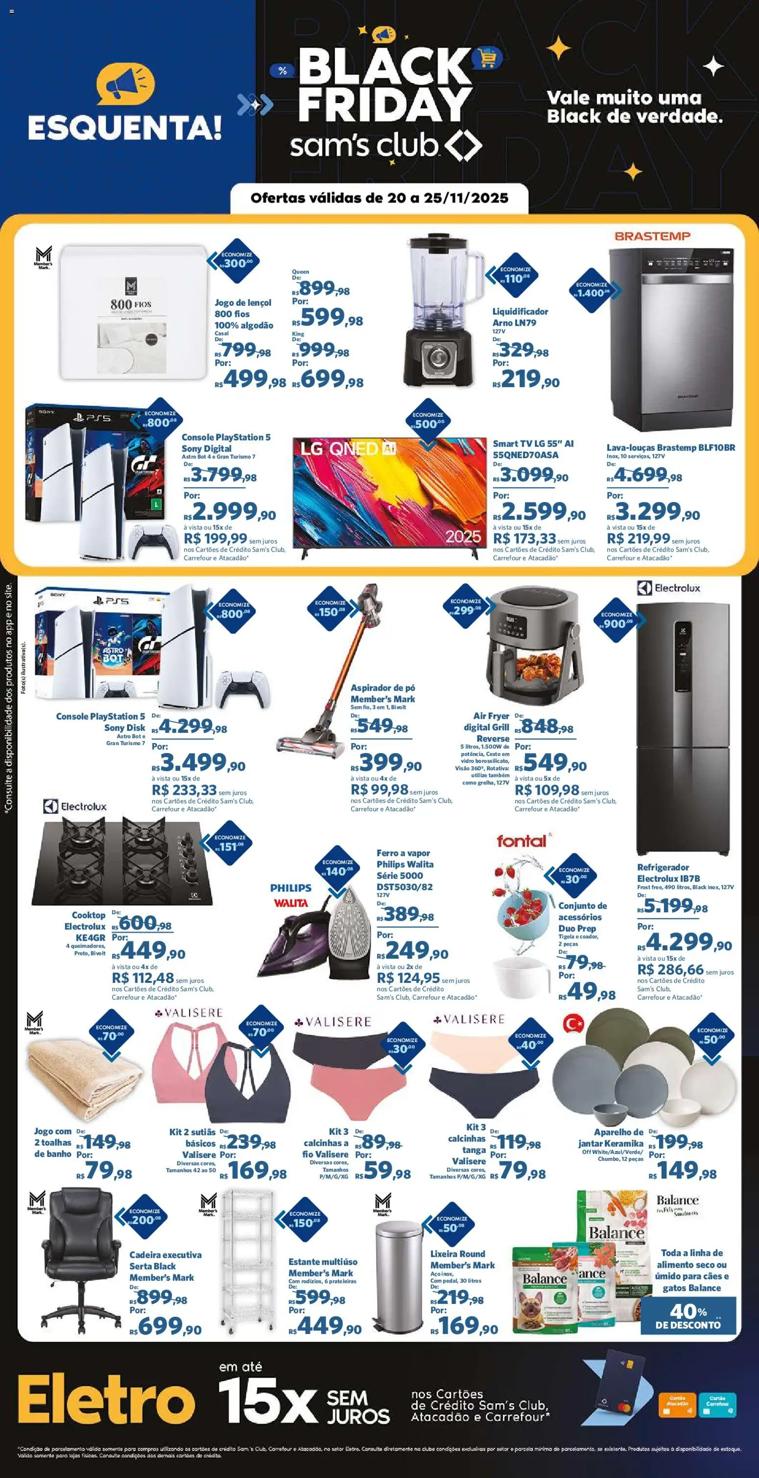 Sam's Club Black Friday - página 1- válido a partir de 20/11/2025

