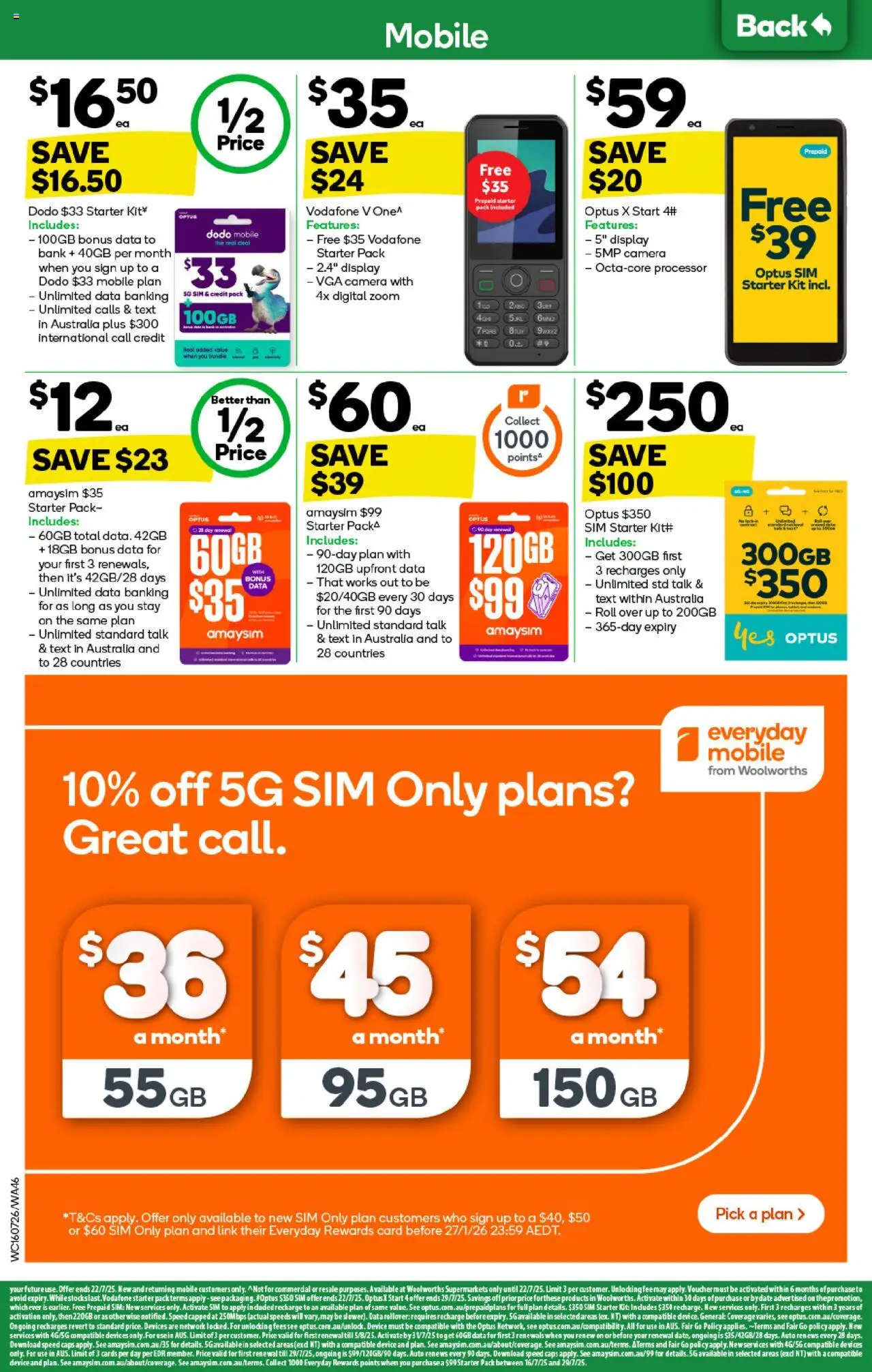 Weekly catalogue Woolworths WA 16/07 - page 46- valid from 16/07/2025