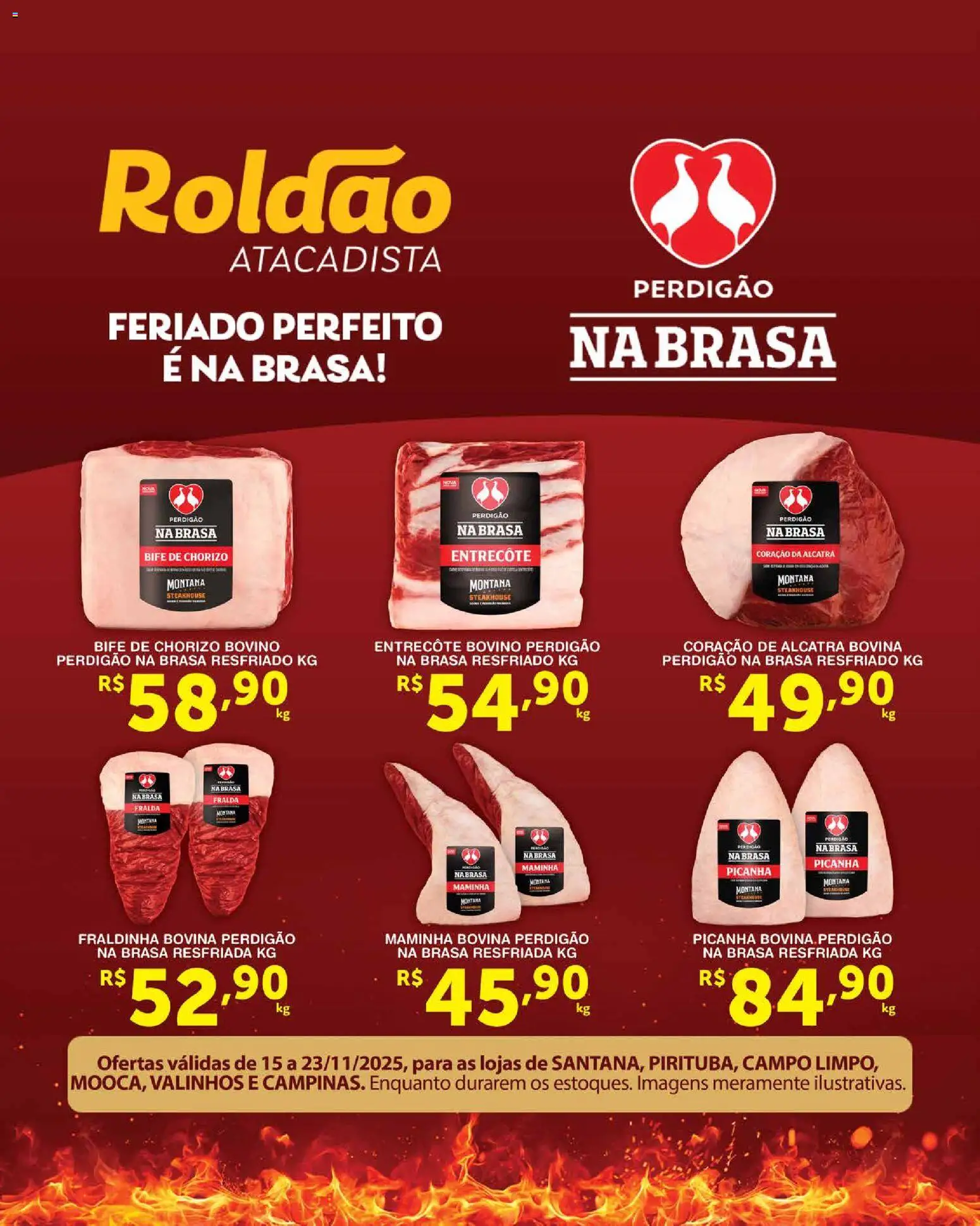 Roldão - Ofertas Feriado Perfeito è na Brasa! - página 1- válido a partir de 15/11/2025
