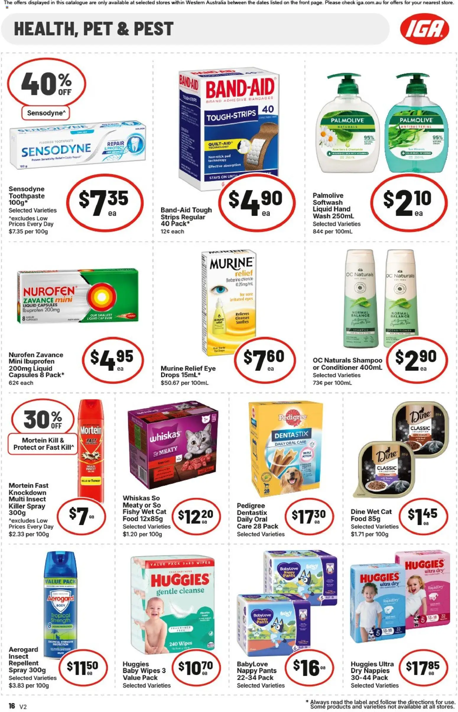 IGA Catalogue NT/WA - page 16- valid from 14/01/2026