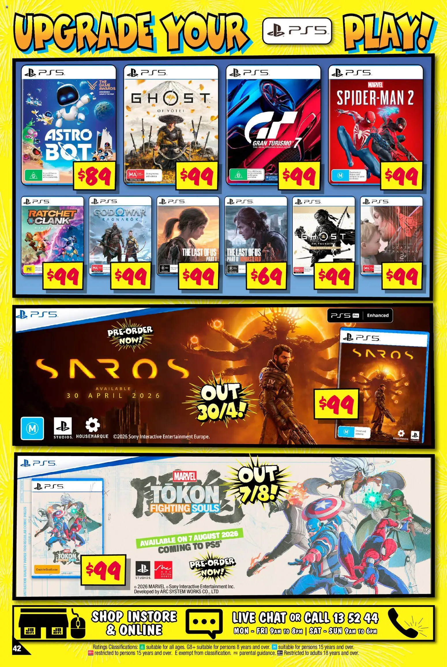 JB Hi-Fi catalogue  - page 42- valid from 30/03/2026