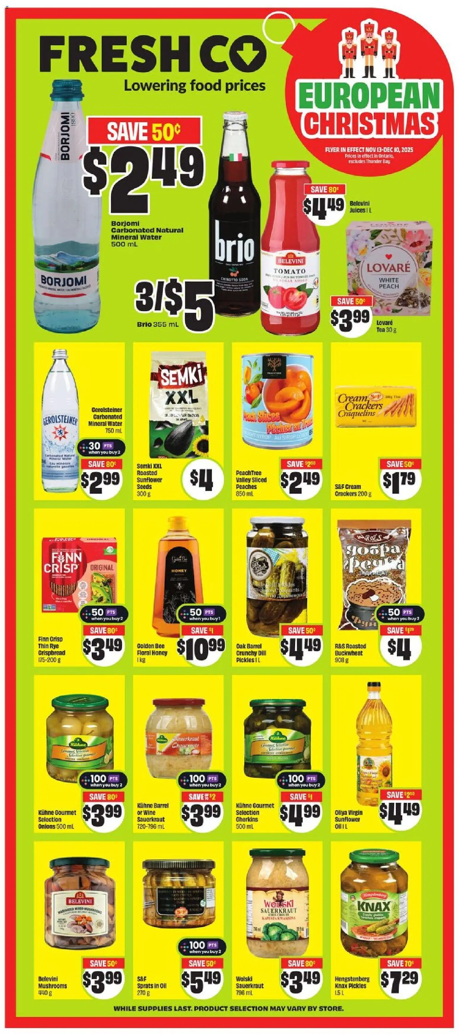 FreshCo Special Promotion - page 1- valid from Nov 13, 2025