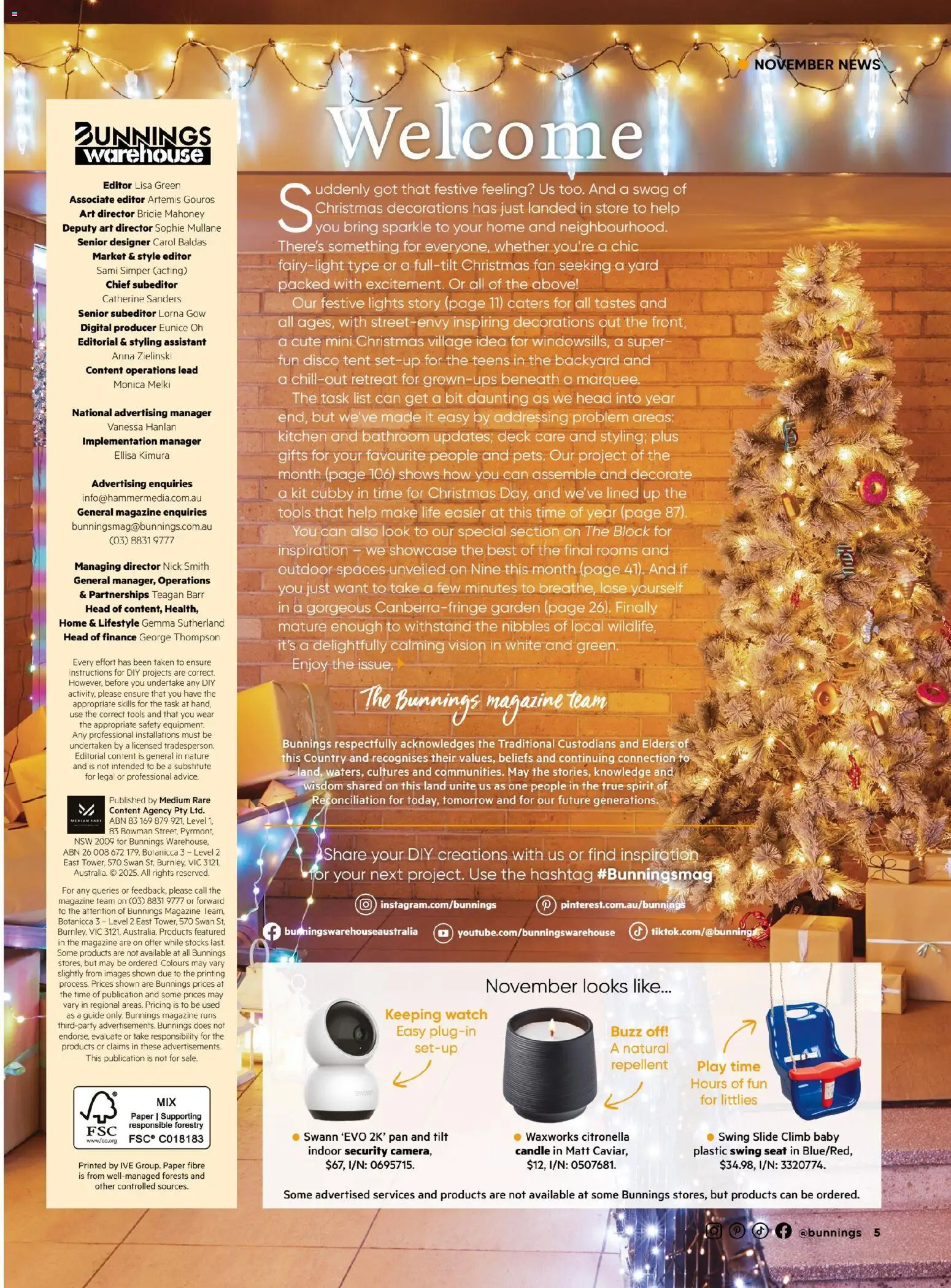 Catalogue Bunnings Warehouse November  - page 5- valid from 01/11/2025