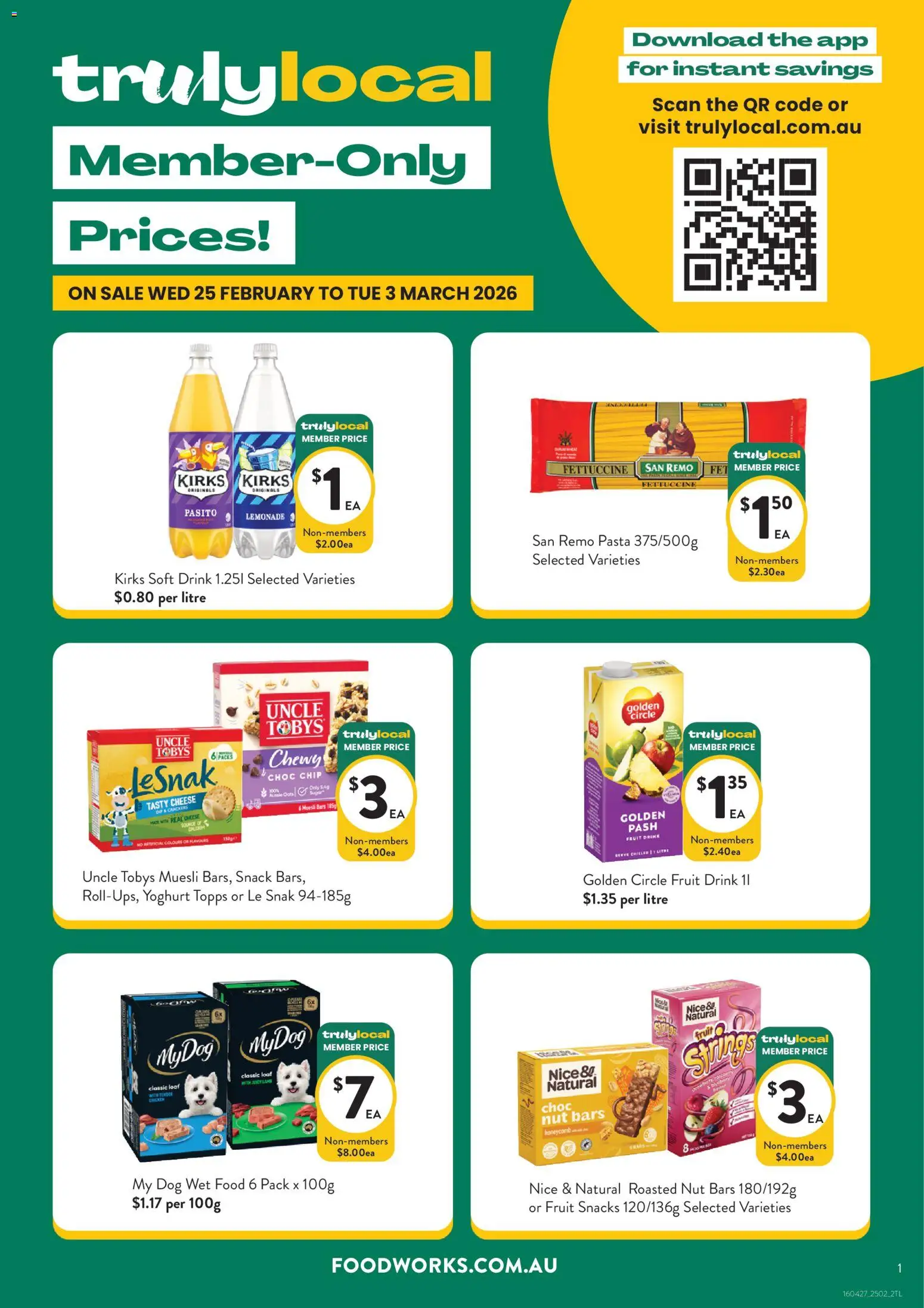 Foodworks Truly Local - page 1- valid from 25/02/2026