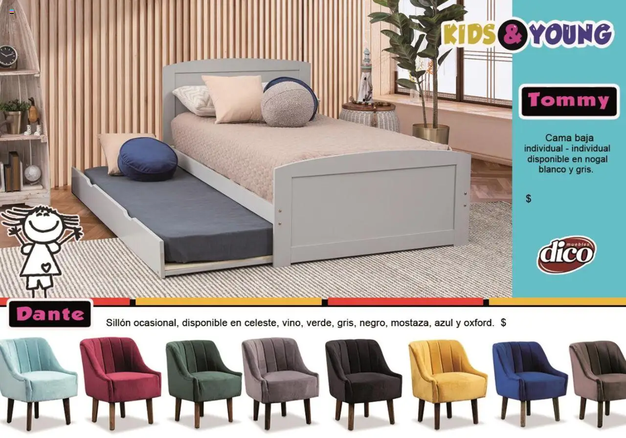 Muebles Dico catálogo Kids & Young  - página 15- válido desde 25/10/2024