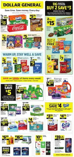 Preview Dollar General Weekly Ad valid from 01/04/2026
