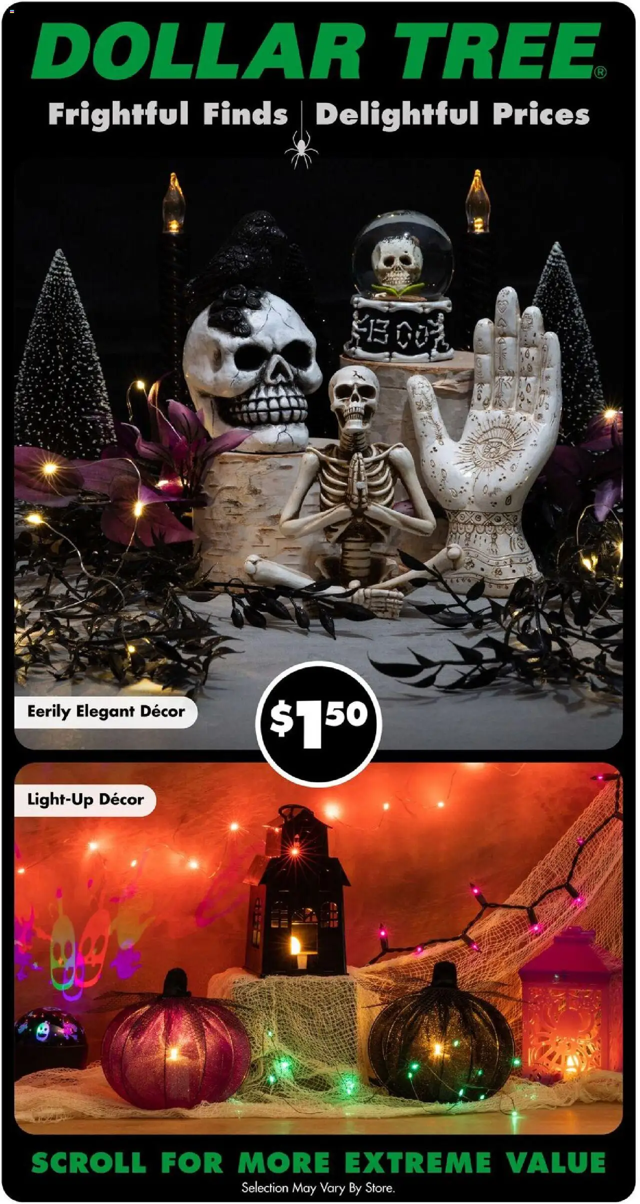 Dollar Tree Weekly Ad - page 1- valid from 09/21/2025