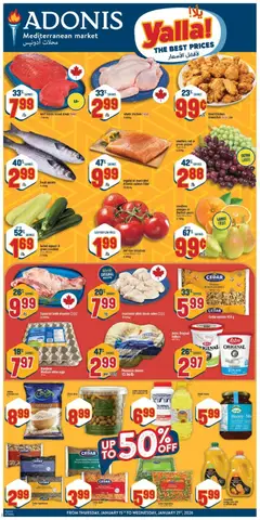 Preview Adonis weekly flyer  valid from Jan 15, 2026