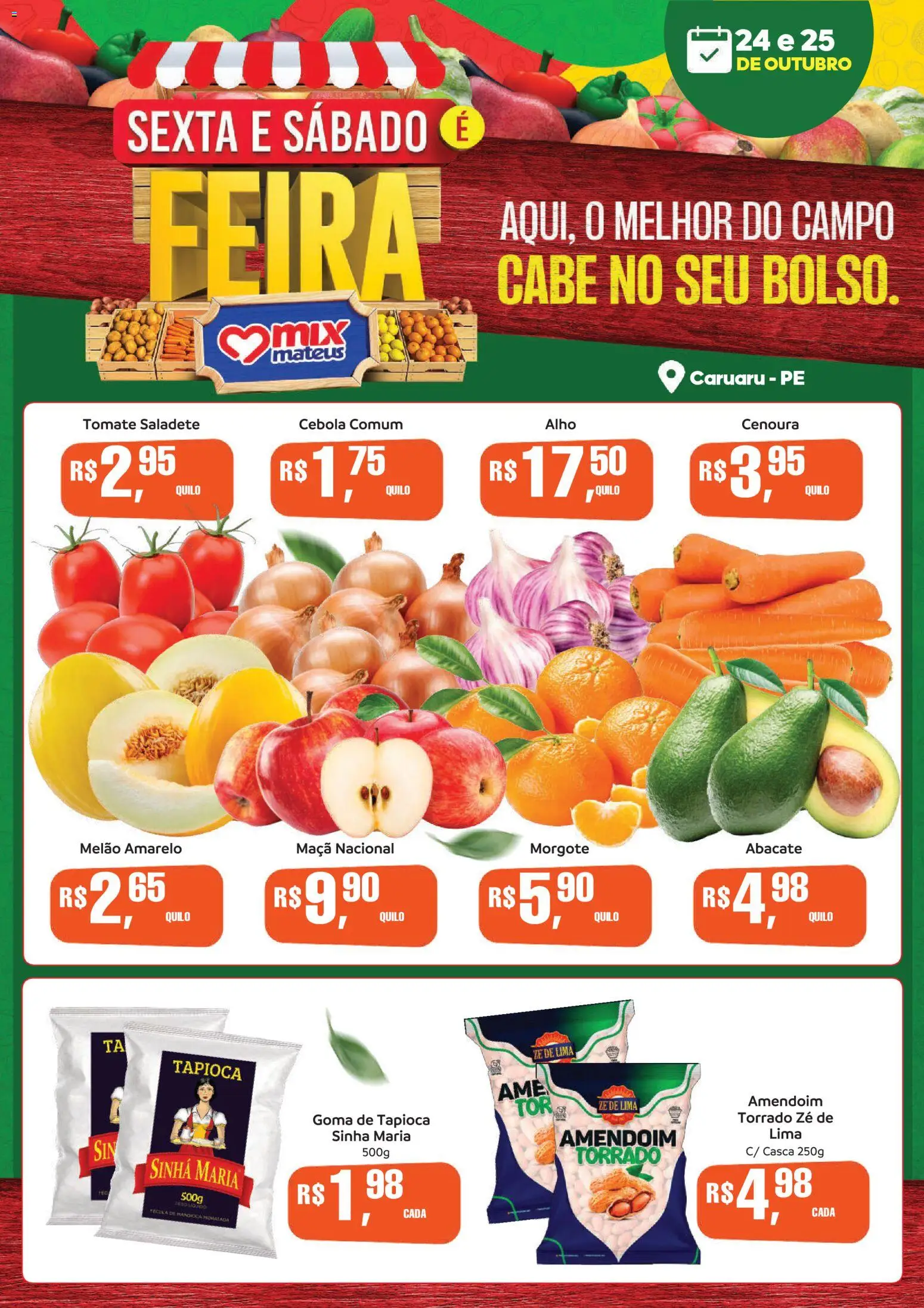 Mateus - Ofertas Sexta e Sábado é Feira - página 1- válido a partir de 24/10/2025

