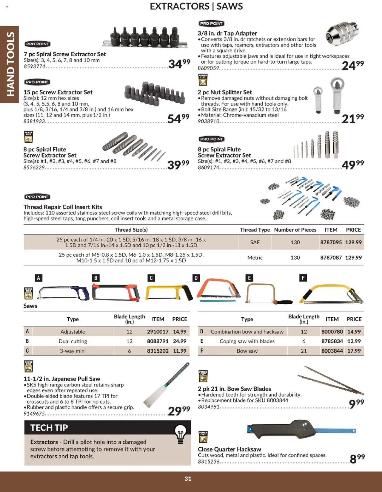 Princess Auto - Catalogue - Hand tools - page 35- valid from Apr 16, 2025